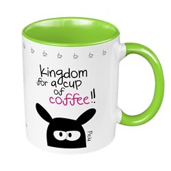 Kubek 330 ml kolorowy "PICIO- kingdom coffe".