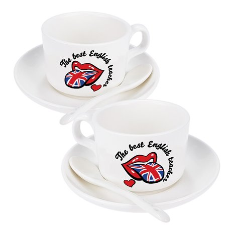 Filiżanka na dzień nauczyciela dla pani z angielskiego.