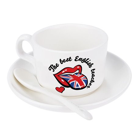 Filiżanka na dzień nauczyciela dla pani z angielskiego.