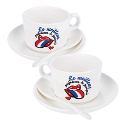 Filiżanka na dzień nauczyciela dla pani z francuskiego.