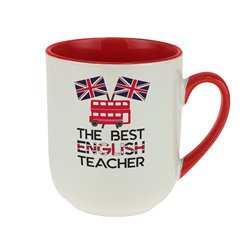 Kubek kawowy dla nauczyciela angielskiego - autobus.