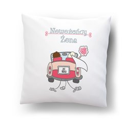 Poduszka dla Panny Młodej-prezent z okazji ślubu.