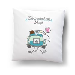 Poduszka dla Pana Młodego-prezent z okazji ślubu.