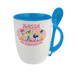 Kubek z łyżeczką z okazji przejścia na emeryturę- wybierz kolor. 2