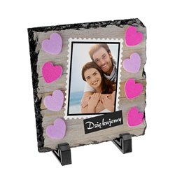 Foto granit 20 x 20 cm (płyta granitowa) z Twoim zdjęciem - podziękowania dla rodziców. 2