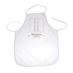 Fartuch (fartuszek) z nadrukiem na dzień babci "Babcia Kasia w kuchni od".