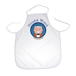 Fartuch (fartuszek) z nadrukiem na dzień dziadka "Dziadek gotuje wspaniale".