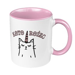 Kubek 330 ml kolorowy "Kotorożec".