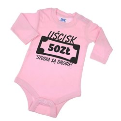 Body ze śmiesznym napisem "Uścisk 50 zł".