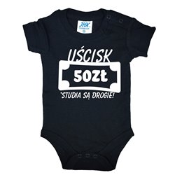 Body ze śmiesznym napisem "Uścisk 50 zł". 2