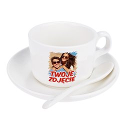 Filiżanka z nadrukiem zdjęcia, grafiki lub tekstu Klienta.