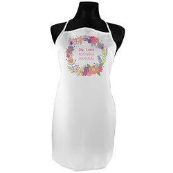 "Dla Ciebie Mamusiu" - fartuch (fartuszek) kuchenny z nadrukiem dla mamy.