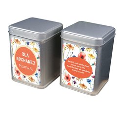 Personalizowana puszka na herbatę "Dla kochanej Mamusi".