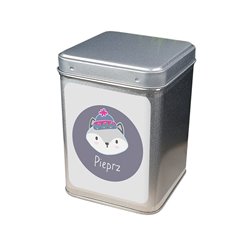 Puszka na pieprz z kotkiem.