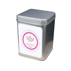 "Herbata urodzinowa Gosi" - wspaniały pomysł na prezent - personalizowana puszka na herbatę dla mamy lub innej ważnej osoby. 2