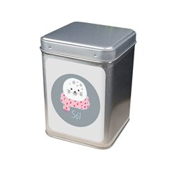 Puszka na sól z foką.