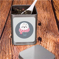 Puszka na sól z foką. 2