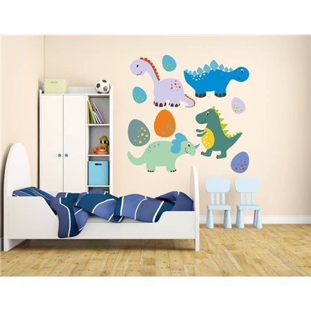 Naklejki dekoracyjne do pokoju dziecięcego "Dinozaury".