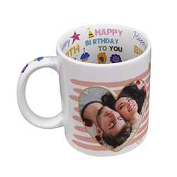 Kubek 330 ml z wnętrzem "Happy Birthday" z grafiką dla... 2