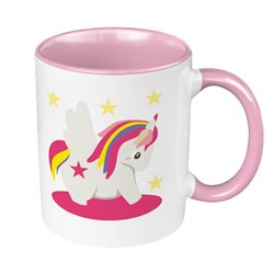 Kubek 330 ml kolorowy z nadrukiem  "Kucyk pony"