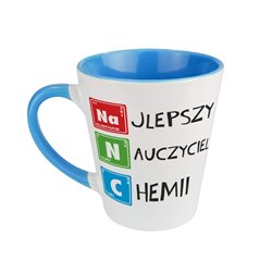 Kubek latte kolorowy "Najlepszy Nauczyciel Chemii".