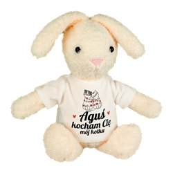 Królik dla dziewczyny "Kocham Cię mój kotku" - ok. 28 cm.
