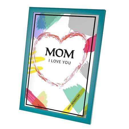 Plakat w ramie lub bez ramy - "Mom I love You"- świetny prezent z okazji Dnia Matki.