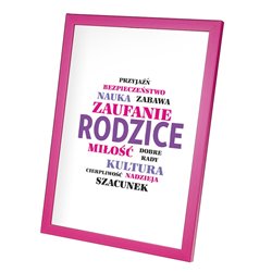 Plakat w ramie lub bez ramy -"Rodzice"