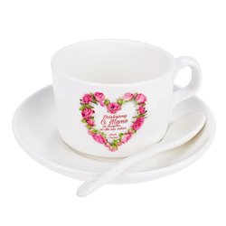 Filiżanka dla mamy- "Dziękujemy za wszystko"- personalizacja.