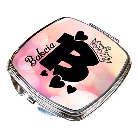 Lusterko dla babci "B jak Babcia" - różne kształty.