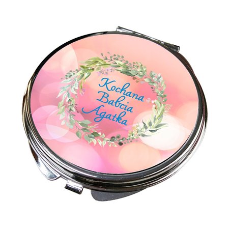 Lusterko dla babci "Kochana Babcia" z imieniem - różne kształty.