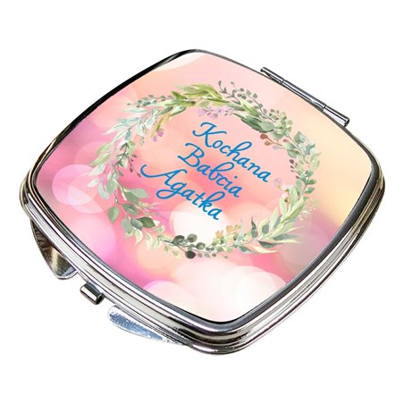 Lusterko dla babci "Kochana Babcia" z imieniem - różne kształty.