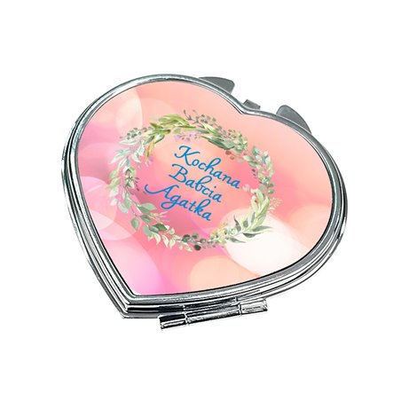 Lusterko dla babci "Kochana Babcia" z imieniem - różne kształty.