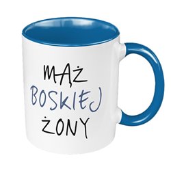 Kubek 330 ml kolorowy "Mąż boskiej Żony".