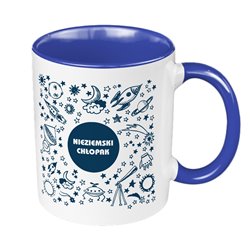 Kubek 330 ml kolorowy "Nieziemski chłopak". 2