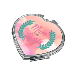 Lusterko dla mamy "Mum is the boss" - różne kształty.