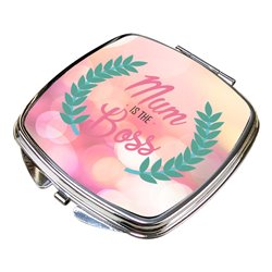 Lusterko dla mamy "Mum is the boss" - różne kształty. 2