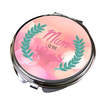 Lusterko dla mamy "Mum is the boss" - różne kształty.