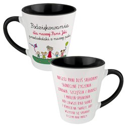 Kubek latte dla Pani od przedszkolaków - idealny na prezent dla nauczyciela.