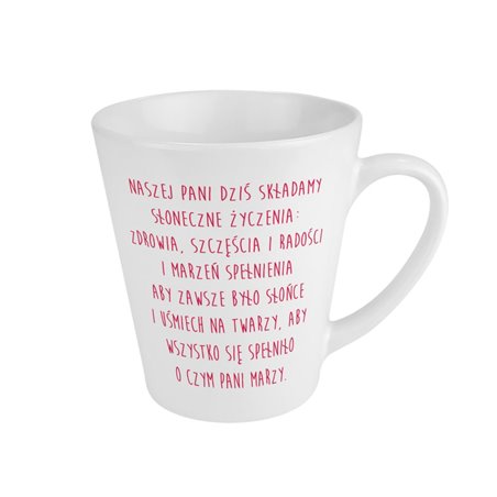 Kubek latte dla Pani od przedszkolaków - idealny na prezent dla nauczyciela.