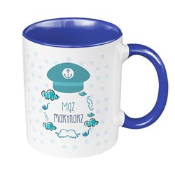 Kubek 330 ml kolorowy "Mąż marynarz". 2