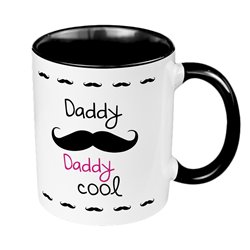 Kubek 330 ml kolorowy specjalnie dla taty (na dzień taty) z tekstem "Daddy Coool" - z kolekcji PICIO.