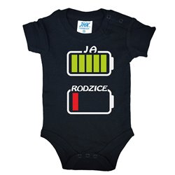 Body ze śmiesznym nadrukiem - Bateria.