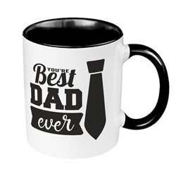 Kubek 330 ml kolorowy z napisem "You are best dad ever " - super prezent dla taty.