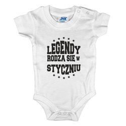 Body z napisem " Legendy rodzą się w ...twój miesiąc ". 2
