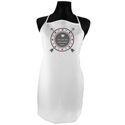 "Dom jest tam, gdzie jest mama"- idealny prezent na dzień mamy - fartuszek (fartuch) kuchenny.