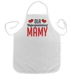 "Dla najwspanialszej mamy" - idealny prezent na dzień mamy - fartuszek (fartuch) kuchenny. 2