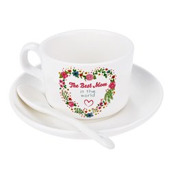 Filiżanka dla mamy - "The best mum in the world" - idealna na dzień matki.