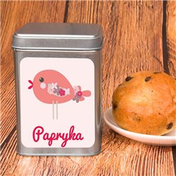 Puszka na paprykę z ptaszkiem. 2