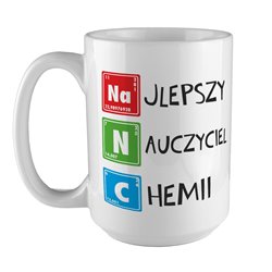 Kubek XXL (450ml) "Najlepszy nauczyciel od chemii".